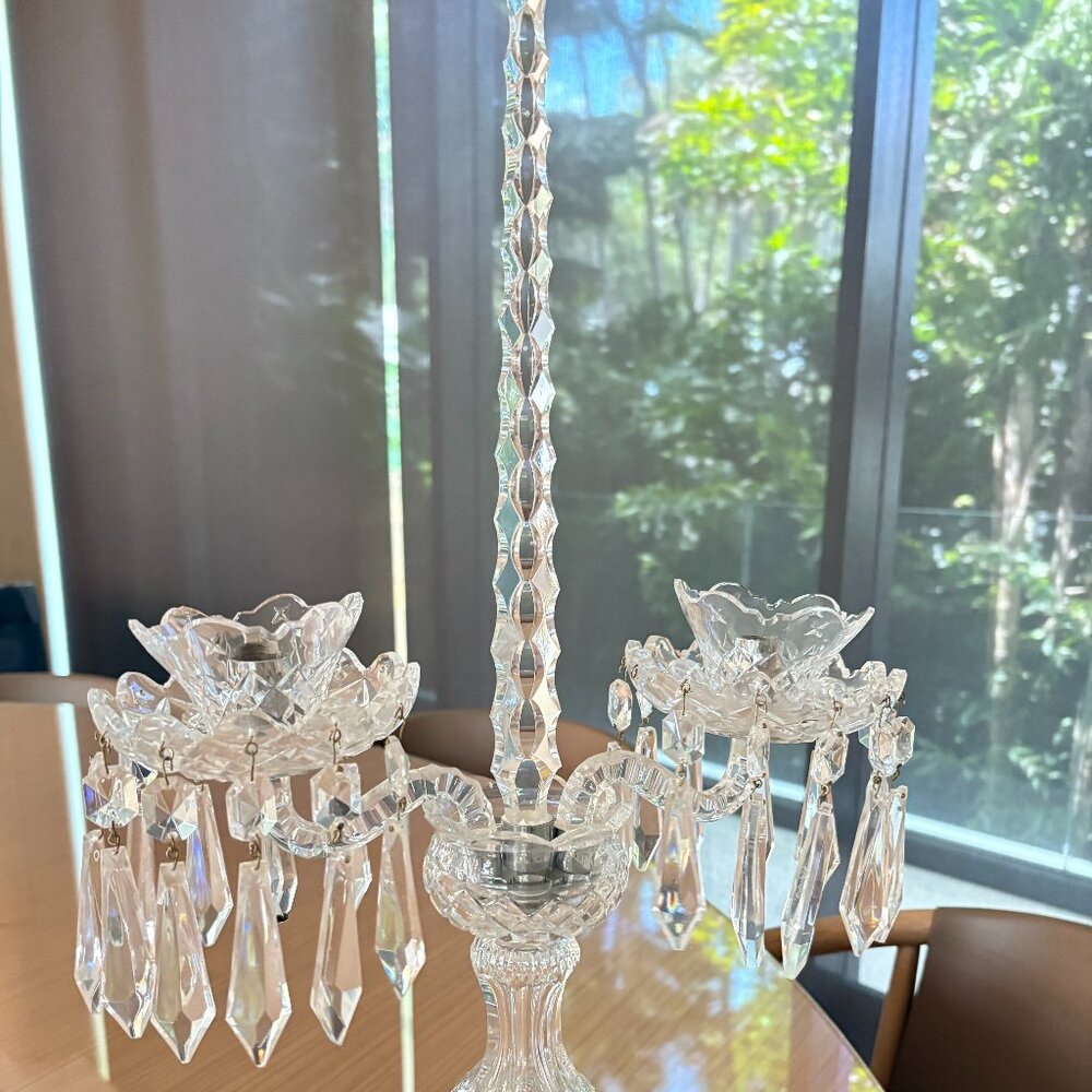 Waterford LIsmore pattern candelabra vintage